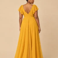 Dune Twist-Front Maxi Dress, back view
