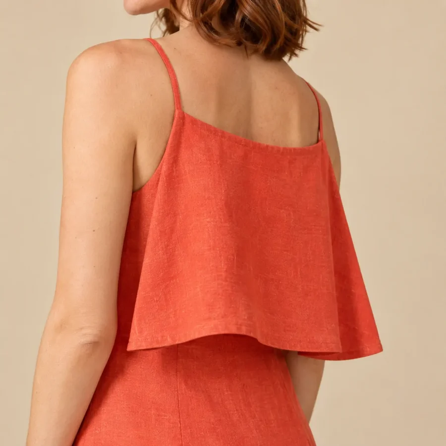 Tide Cape-Back Midi Dress, close-up of the detail